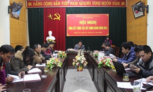 Nâng cao năng lực lãnh đạo và sức chiến đấu của tổ chức cơ sở đảng tỉnh Nghệ An